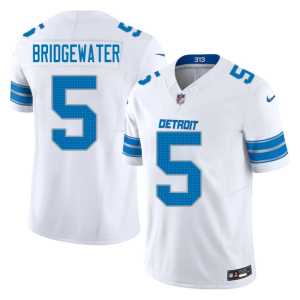 #5 Teddy Bridgewater Silver Rush Embroidery Men White Jersey 620879-224 - Image 1