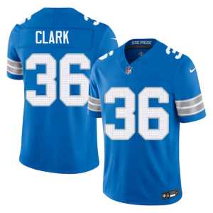 #36 Chuck Clark Blue Replica Men Silver Rush Jersey 230690-401 - Image 1