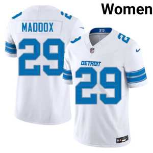 #29 Avonte Maddox DET Womens Stitched White Jersey 191331-958 - Image 1