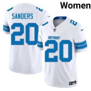 #20 Barry Sanders Womens NIL The Pride White Jerseys 172012-750 - Image 1