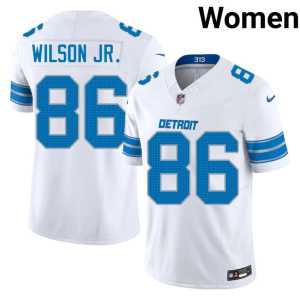 #86 White DET 2026 Women Cedrick Wilson Jr. Jerseys 302043-821 - Image 1
