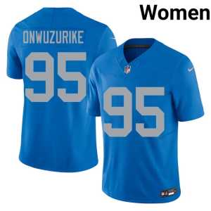 #95 Game Levi Onwuzurike Blue One Pride Women's Alternate Jerseys 288163-923 - Image 1