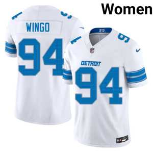 #94 White Womens NIL Mekhi Wingo DL Jersey 772128-897 - Image 1