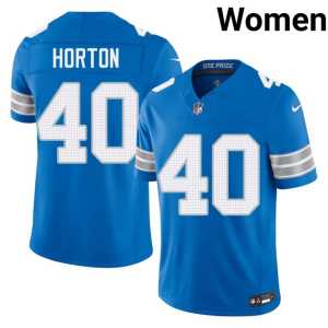 #40 Blue One Pride Women's Zach Horton Replica Jerseys 694356-143 - Image 1