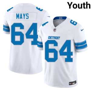 #64 Youth Player White Silver Rush Cade Mays Jersey 987272-922 - Image 1