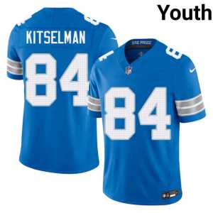 #84 Miles Kitselman Youth NIL Silver Rush Blue Jersey 670993-280 - Image 1